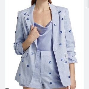 New cinq a sept embellished blazer
